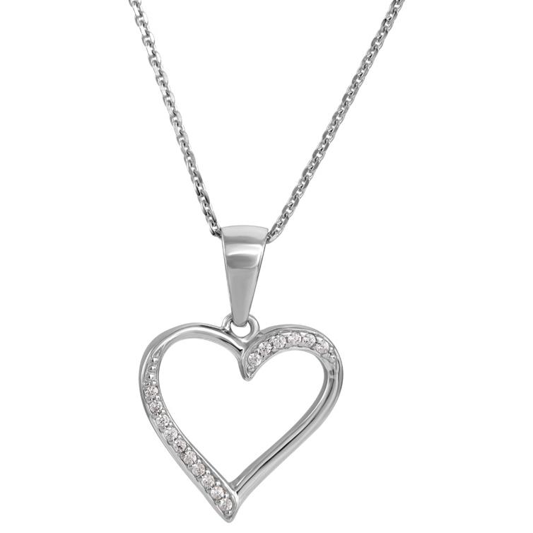 Золота підвіска 370494252001 з Білого золота з каменем К.Цирконій