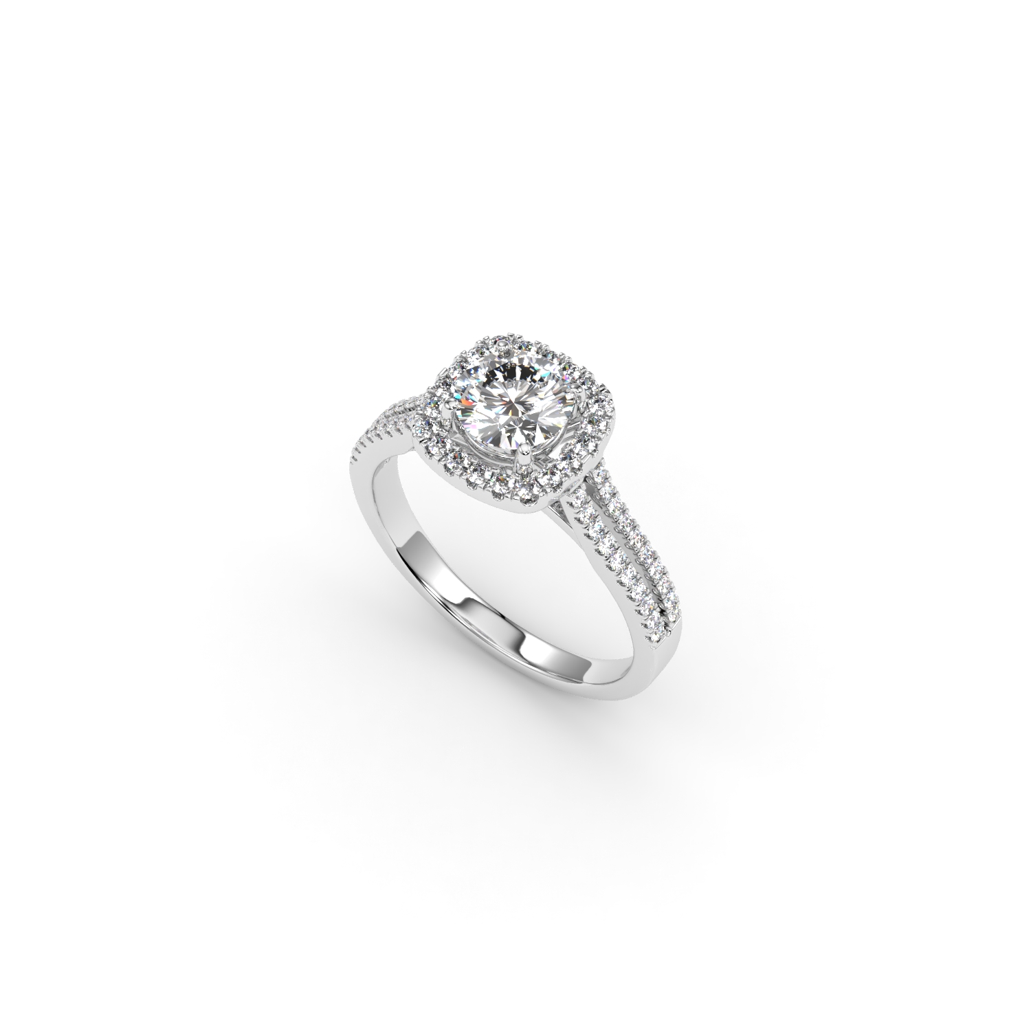 Золота каблучка 3701111092006 з Білого золота з каменем К.Цирконій за 16 128 грн.